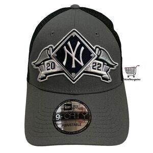 New Era 9FORTY NY Yankees 2022 Post Season MLB Snapback Trucker Hat Cap New